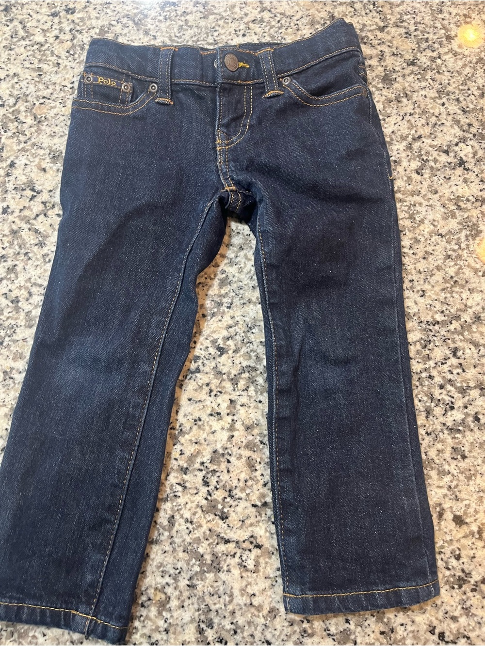 Ralph Lauren Straight Leg Dark Blue Jeans